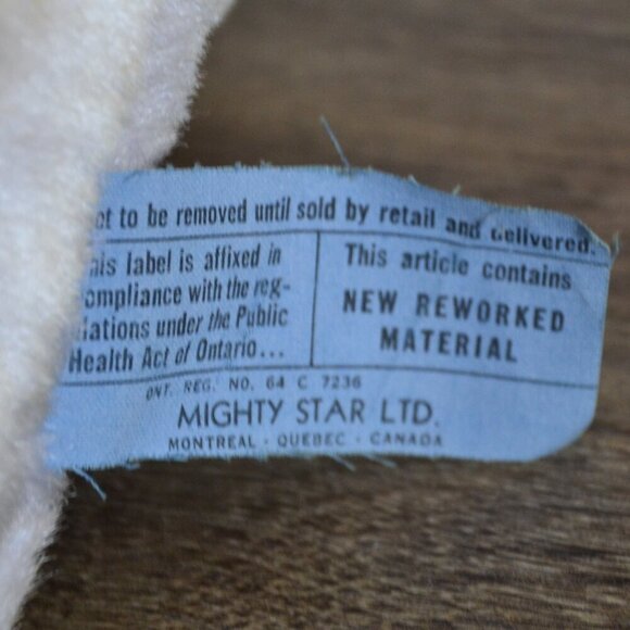 1960s Mighty Star Snoopy Plush Collectible - Picture 7 of 9